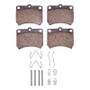 R1 88-93 Ford Festiva Front Optimum OE Pads & Hardware Kit
