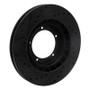 R1 86-86 Porsche 944 Turbo Front Right Drilled & Slotted Black Brake Rotor
