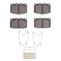 R1 86-91 Mazda RX-7 Front Performance Sport Pads & Hardware Kit