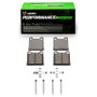 R1 75-04 Volvo 850 Rear Performance Sport Pads & Hardware Kit