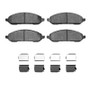 R1 04-07 Ford Freestar Front Ceramic Pads & Hardware Kit