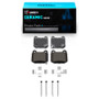 R1 04-06 Maserati Quattroporte Rear Ceramic Pads & Hardware Kit