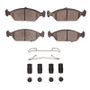 R1 94-00 Kia Sephia Front Ceramic Pads & Hardware Kit