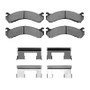 R1 01-10 Chevrolet Silverado 3500 Rear Ceramic Pads & Hardware Kit