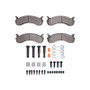 R1 98-24 Beaver Motorcoach Monterey Front/Rear Ceramic Pads & Hardware Kit
