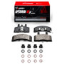 R1 88-02 Cadillac COMMERCIAL CHASSIS Front Optimum OE Pads & Hardware Kit