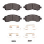 R1 97-01 Subaru Impreza Front Ceramic Pads & Hardware Kit