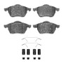 R1 96-99 Volkswagen Golf Front Ceramic Pads & Hardware Kit