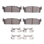 R1 94-96 Infiniti Q45 Rear Ceramic Pads & Hardware Kit