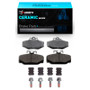 R1 88-00 Volvo 850 Rear Ceramic Pads & Hardware Kit
