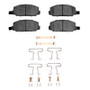 R1 76-82 Honda Accord Sedan Front Optimum OE Pads & Hardware Kit