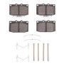 R1 93-95 Mazda RX-7 Front Ceramic Pads & Hardware Kit