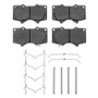 R1 10-24 Lexus GX460 Front Super Duty Pads & Hardware Kit