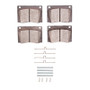 R1 61-79 Jaguar XKE Front Optimum OE Pads & Hardware Kit