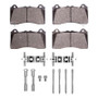 R1 16-18 Ford Focus Front Semi Met Pads & Hardware Kit