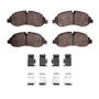 R1 15-25 Ford Transit-350 HD/DRW Front Semi Met Pads & Hardware Kit