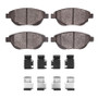 R1 12-19 Fiat 500 (USA/Canada) Front Optimum OE Pads & Hardware Kit