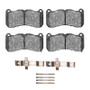 R1 13-14 Ford Mustang Front Semi Met Pads & Hardware Kit