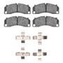 R1 13-23 Porsche 718 Boxster Front Semi Met Pads & Hardware Kit