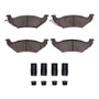 DFC 91-95 Ford Crown Victoria Rear 4000 HybriDynamic Brake Pads and Hardware Kit