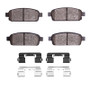 R1 16-16 Cadillac ELR Rear Semi Met Pads & Hardware Kit