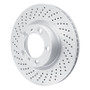 DFC 09-23 Porsche 718 Cayman Left Front Drilled GeoSPEC Coated Rotor