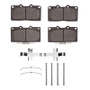 DFC 91-99 Dodge Stealth Front 4000 HybriDynamic Brake Pads and Hardware Kit