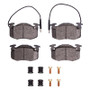 DFC 83-83 Renault Fuego Front 4000 HybriDynamic Brake Pads and Hardware Kit