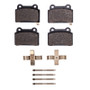 R1 08-15 Mitsubishi Lancer Rear Semi Met Pads & Hardware Kit