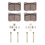 R1 08-14 Lexus IS F Rear Semi Met Pads & Hardware Kit