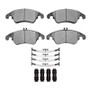 R1 08-20 Mercedes-Benz C350 Front Semi Met Pads & Hardware Kit