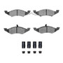 DFC 83-94 Ford Escort Front 4000 HybriDynamic Brake Pads and Hardware Kit