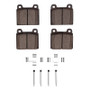 DFC 72-72 Volkswagen Type 2 Front 4000 HybriDynamic Brake Pads and Hardware Kit