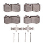 R1 07-14 Mercedes-Benz S400 (USA) Front Semi Met Pads & Hardware Kit