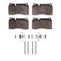 R1 06-19 Chevrolet Corvette Front/Rear Semi Met Pads & Hardware Kit