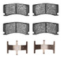 R1 08-20 Jaguar XKR Front/Rear Optimum OE Pads & Hardware Kit