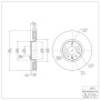 DFC 03-11 Cadillac BLS (Mexico) Front Brake Rotor
