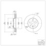 DFC 07-15 Chevrolet Captiva Sport Front Brake Rotor