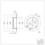 DFC 06-12 Dodge Attitude (Mexico) Rear Brake Rotor