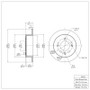 DFC 07-10 Hyundai Elantra Rear Brake Rotor