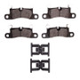 R1 2012-2023 Porsche 911 Rear R1 Optimum OE Pads & Hardware Kit