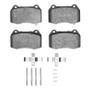 R1 04-06 Nissan Sentra Front Semi Met Pads & Hardware Kit