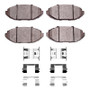 DFC 98-02 Ford Crown Victoria Front 4000 HybriDynamic Brake Pads and Hardware Kit