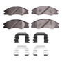 R1 04-09 Kia Spectra5 Front Ceramic Brake Pads & Hardware Kit
