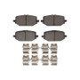 DFC 22-26 Acura MDX Rear 4000 HybriDynamic Brake Pads and Hardware Kit