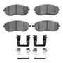 R1 02-12 Saab 9-2X Front Semi Met Pads & Hardware Kit