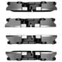 R1 16-22 BMW 840i xDrive Gran Coupe Front R1 Optimum OE Brake Pads