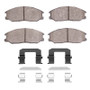 R1 01-05 Hyundai Santa Fe Front Semi Met Pads & Hardware Kit
