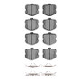 R1 06-13 Chevrolet Corvette Rear Optimum OE Pads & Hardware Kit