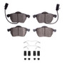 R1 98-08 Audi A4 (USA/Canada) Front Semi Met Pads & Hardware Kit
